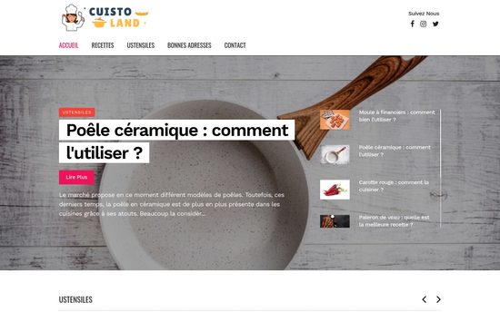 Cuistoland | Cuistoland, recettes, ustensiles et bonnes adresses