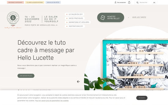 Creations savoir faire | Salon Créations & savoirfaire, Marie Claire Idées