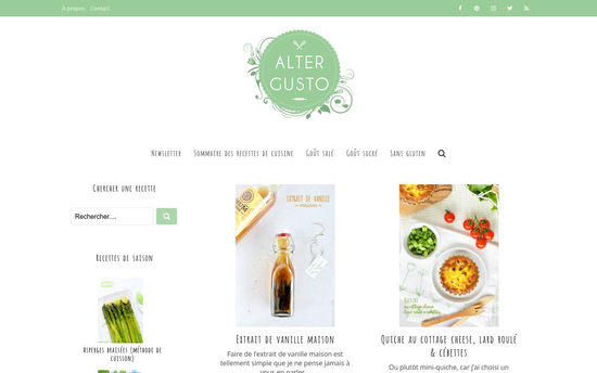 Altergusto | Alter Gusto Recettes de cuisine
