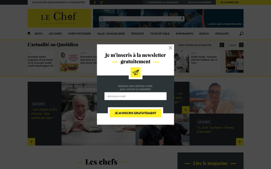 Lechef | Le Chef, le magazine des Chefs de cuisine