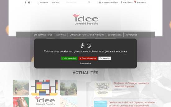 Ideeup | Université Populaire de Belfort IDEE UP