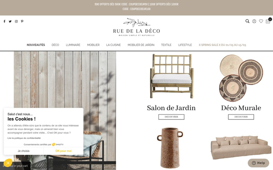 Ruedeladeco | Boutique de décoration maison Decoration scandinave, objets deco de charme maison et jardin