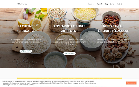 Gillesdaveau | Cuisine alternative, le site de Gilles Daveau