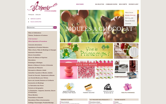 Artgato | Matériel de pâtisserie, cake design et chocolat Artgato