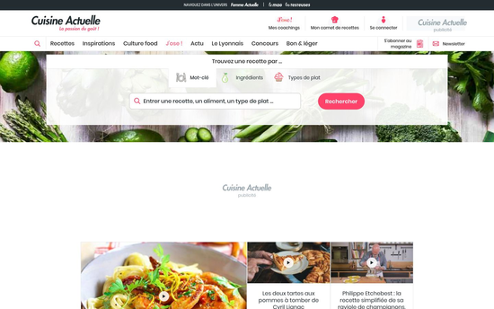 Cuisineactuelle | Cuisine actuelle toutes vos recettes de cuisine Cuisine Actuelle
